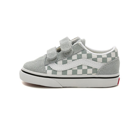 0009RCEPO1-R Vans Old Skool V Bebek Spor Ayakkabı Gri