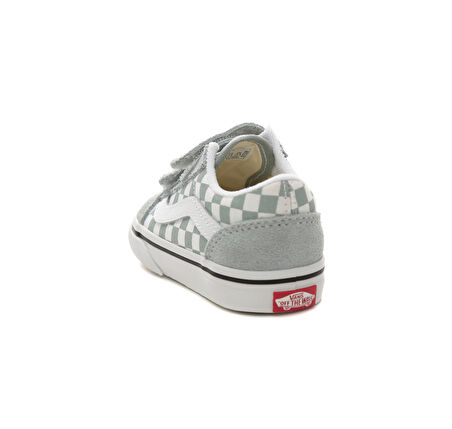 0009RCEPO1-R Vans Old Skool V Bebek Spor Ayakkabı Gri