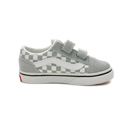 0009RCEPO1-R Vans Old Skool V Bebek Spor Ayakkabı Gri