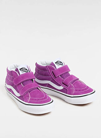Vans Mor Kız Çocuk Yürüyüş Ayakkabısı VN000CYBE2T1-SK8-Mid Reissue V