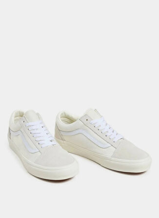 Vans VN000D5NWHT1-Old Skool Beyaz Deri Kadın Lifestyle Ayakkabı