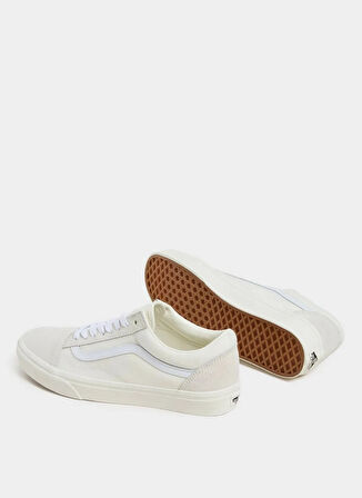 Vans VN000D5NWHT1-Old Skool Beyaz Deri Kadın Lifestyle Ayakkabı