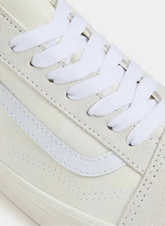 Vans VN000D5NWHT1-Old Skool Beyaz Deri Kadın Lifestyle Ayakkabı