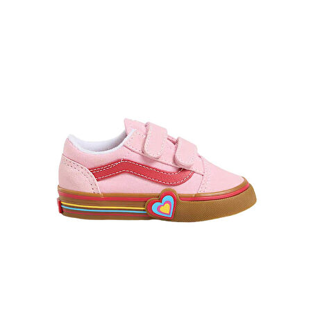 Vans Old Skool V Heart Çocuk Pembe Ayakkabı