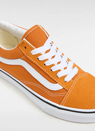 Vans VN000D6W52K1-Old Skool Turuncu Deri Kadın Lifestyle Ayakkabı