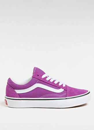 Vans VN000D6WE2T1-Old Skool Mor Deri Kadın Lifestyle Ayakkabı