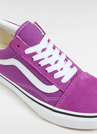 Vans VN000D6WE2T1-Old Skool Mor Deri Kadın Lifestyle Ayakkabı