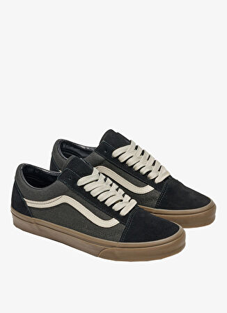 VN0A2Z42BMA1-Old Skool Siyah Erkek Deri Lifestyle Ayakkabı