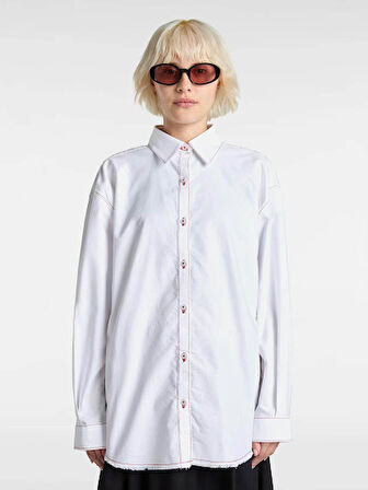 Gillian Graphic Button Down
