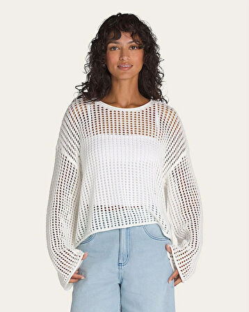 VANS Mila Open Knit Crop Crew VN000M9HFS81