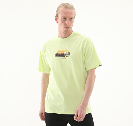 000M5FCLH1-R Vans Times Up Ss Erkek T-Shirt Yeşil
