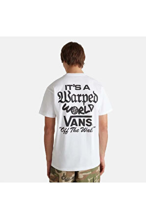 Warped World SS Erkek Beyaz T-Shirt - VN000M5E
