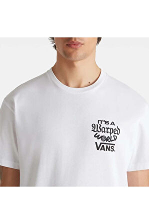 Warped World SS Erkek Beyaz T-Shirt - VN000M5E