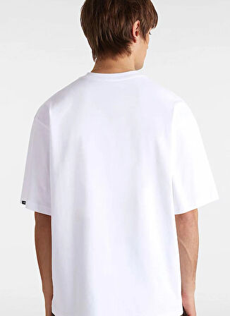 Vans VN000M5WWHT1-Paperback Writer SS Beyaz Yuvarlak Yaka Normal Düz Erkek T-Shirt