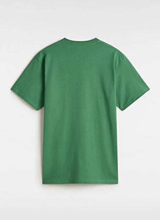 Vans VN0A3CZEBR11-LEFT CHEST LOGO TEE Yeşil Yuvarlak Yaka Normal Düz Erkek T-Shirt