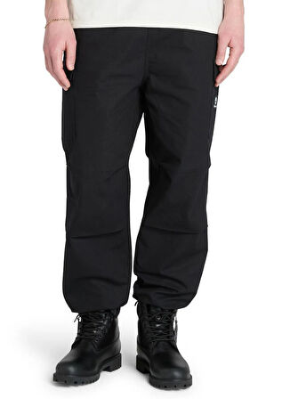 Timberland Woven Badge Ripstop Cargo Pant Siyah Normal Paça Erkek Kargo Pantolon