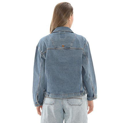 B0A67JQBQ81-R Timberland Archive Denim Jacket Kadın Ceket Mavi