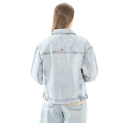 B0A67JQEPJ1-R Timberland Archive Denim Jacket Kadın Ceket A&amp;ccedil;ık Mavi