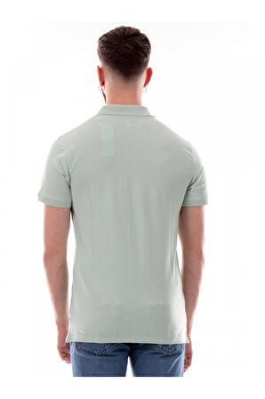 Timberland Tb0A6Bx4 Millers River Sleeve Stretch Polo Açık Yeşil Erkek T-Shirt