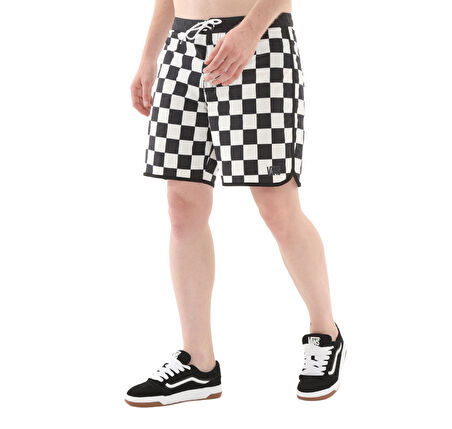 000M8JY281-R Vans Mte Everride Scalloped Aop Boardshort Erkek Mayo Beyaz