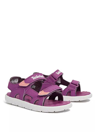 Timberland Mor Kız Çocuk Sandalet TB0A5M2DETQ1-Perkins Row BACKSTRAP