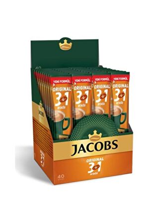 Jacobs 3'ü 1 Arada Sade 16 gr 40'lı Paket 