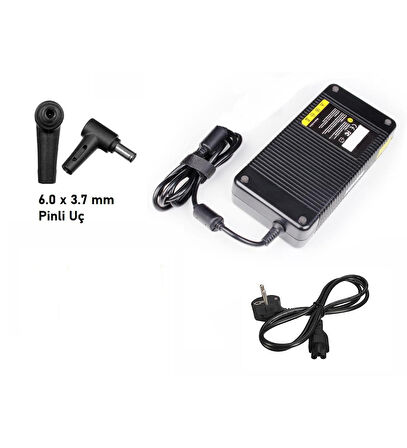 Asus 20V 10A 200W 6.0 mm Pinli Uç Notebook Adaptör Laptop Şarj