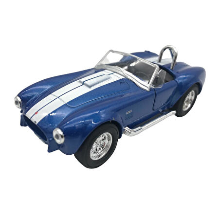 Farbu Oyuncak 1:38 Metal Çek Bırak Araba 1965 Shelby Cobra 427 S/C 43761D