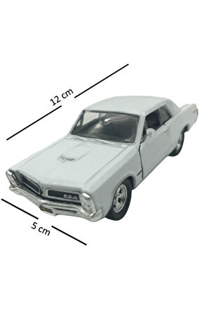 1:38 Metal Çek Bırak Araba Pontiac 1965 Gto 42313