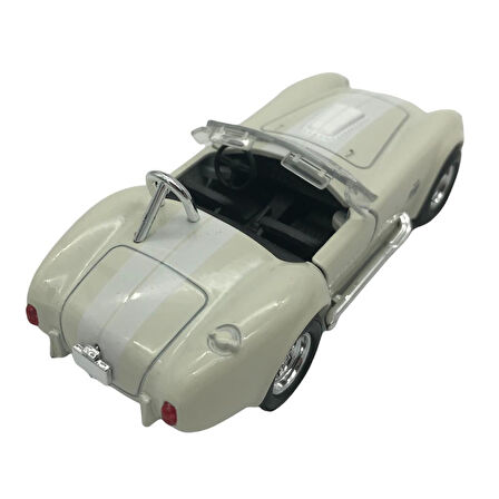 Farbu Oyuncak 1:38 Metal Çek Bırak Araba 1965 Shelby Cobra 427 S/C 43761D