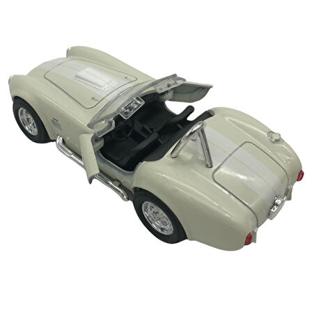 Farbu Oyuncak 1:38 Metal Çek Bırak Araba 1965 Shelby Cobra 427 S/C 43761D