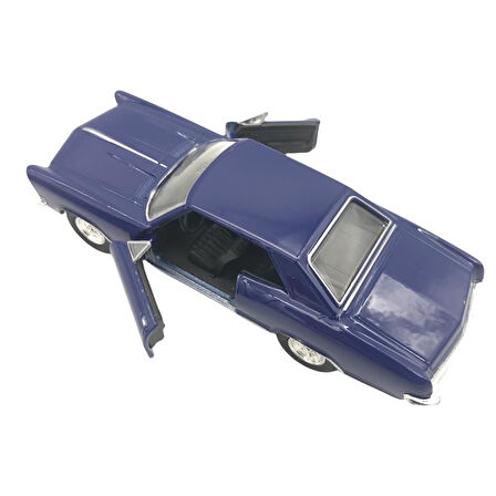 Farbu Oyuncak 1:38 Metal Çek Bırak Araba 1965 Buick Riviera Gran Sport 43732