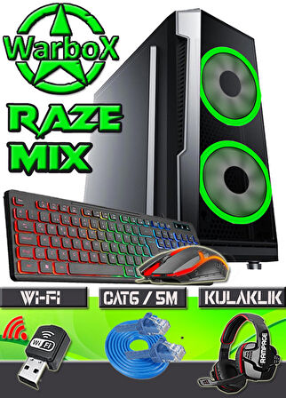 RAZE Mix İ5 650 8gb Ram 128gb Ssd R7 240-4GB E.Kartı Oyuncu Bilgisayarı