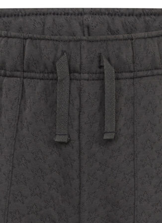 Converse Geniş Paça Siyah Kız Çocuk Eşofman Altı 4CH012-GDA-CNVG STAR POINTELLE PANT