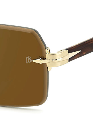 David Beckham Altın Erkek Güneş Gözlüğü DB 7109/S