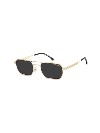 Carrera 389/S 20950400054IR Erkek Güneş Gözlüğü – Gold Çerçeve Gri Cam  Çift Köprülü Erkek güneş göz