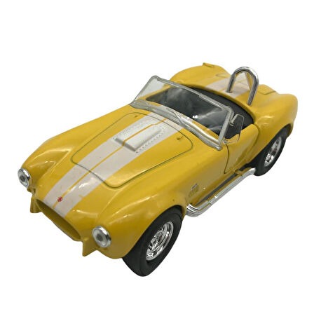 Farbu Oyuncak 1:38 Metal Çek Bırak Araba 1965 Shelby Cobra 427 S/C 43761D