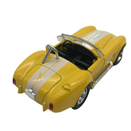 Farbu Oyuncak 1:38 Metal Çek Bırak Araba 1965 Shelby Cobra 427 S/C 43761D