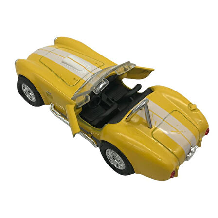 Farbu Oyuncak 1:38 Metal Çek Bırak Araba 1965 Shelby Cobra 427 S/C 43761D