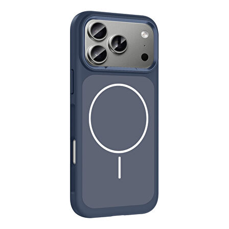 Gpack iPhone 17 Pro Max uyumlu Kılıf Sanremo Metal Kamera Çerçeveli M-Safe Şarj Özellikli