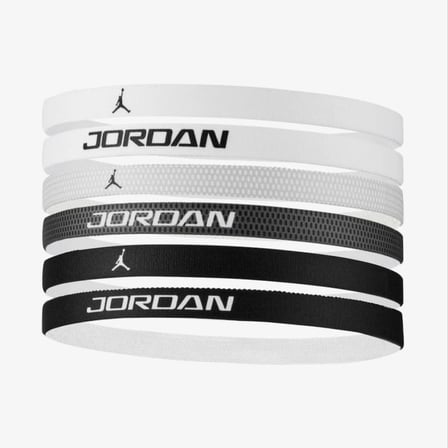 Nike Jordan Elastic Sport Headbands 6 Pk Pınted 2.0 Black White Unisex Saç Bandı J.101.6033.036.OS