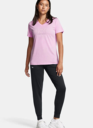 1369385-002 Tech Pant Lastikli Bel Loose Fit Siyah Kadın Eşofman Altı