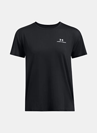 Siyah Kadın Yuvarlak Yaka Oversize T-Shirt 1379141-002 UA Vanish Energy SS 2.0