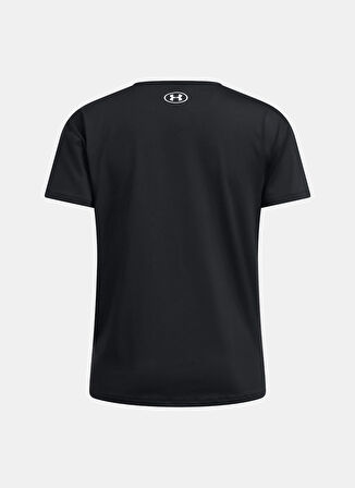 Siyah Kadın Yuvarlak Yaka Oversize T-Shirt 1379141-002 UA Vanish Energy SS 2.0