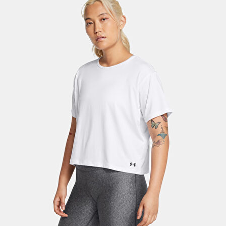 Under Armour Motion Kadın Beyaz Günlük T-Shirt