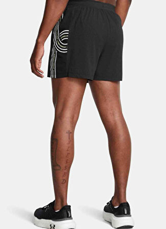 Siyah Erkek Lastikli Bel Şort 1386620-001 UA RUN ANYWHERE SHORTS