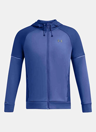 Under Armour Zip Ceket, L, Mavi