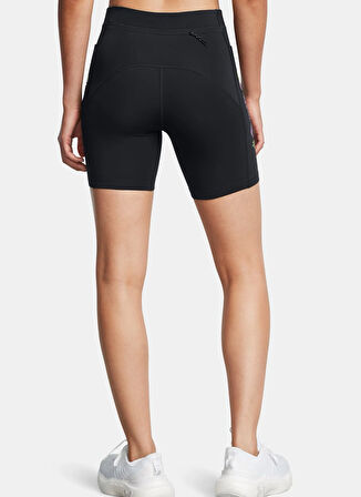 Siyah Kadın Lastikli Bel Dar Kalıp Tayt 1386345-001 UA Run Anywhere Shorts