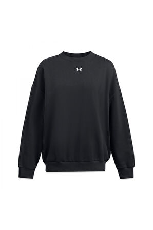 Under Armour 1386463 Ua Rival Fleece Os Crew Siyah Kadın Sweatshirt