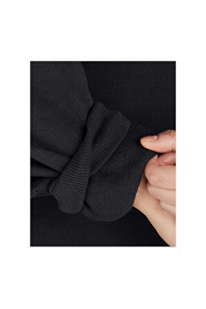 Under Armour 1386463 Ua Rival Fleece Os Crew Siyah Kadın Sweatshirt